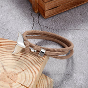 Anchor Ocean Whale Tail Bracelet Milan Rope – Jewelry Gift Ideas — 1