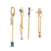 Simple And Fashionable Zircon Tassel Earrings Set – Small Gift Ideas — 8