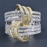 Fashion Women's Zircon Ring Light Luxury Cross – Stylish Gifts — 5