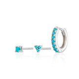Women's Sterling Silver Diamond Trinity Combination – Gifts for Her — 6
