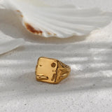 Retro Style Lava Irregular Pattern Ring – Stylish Gifts — 4