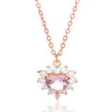 Zircon Heart Necklace Full Of Diamonds – Jewelry Gift Ideas — 2