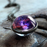Cosmic Galaxy Nebula Double-sided Spherical Time – Jewelry Gift Ideas — 7