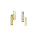 Geometric Zircon Anti Allergy Earrings – Birthday Gifts — 4