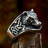 European And American Retro Wolf Head Ring – Everyday Gifts — 7
