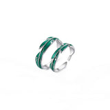 Simple Black And White Wings Couple's Ring – Gifts for Couples — 7
