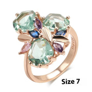 Fashion Creative Alloy Diamond-studded Ring Earrings – Stylish Gifts — 9