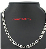 Stainless Steel Necklace European and American – Jewelry Gift Ideas — 18