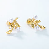 Chinese Style Simple Personality Leaf Ear Studs – Stylish Gifts — 3