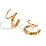 Women's Fashion Simple Double-layer Winding Earrings – Stylish Gifts — 2