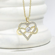 8-word Infinite Symbol Heart Pendant Necklace – Jewelry Gift Ideas — 5