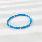 Rainbow Candy Clay Bead Eye Bead Bracelet – Jewelry Gift Ideas — 7
