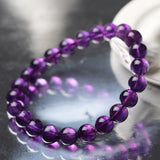 Natural Amethyst Single Loop Bracelet – Jewelry Gift Ideas — 3