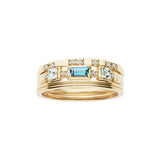 Sterling Silver Fashion OL Ring Female Double Color – Stylish Gifts — 3