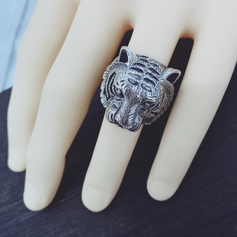 Aggressive Personality Zodiac Tiger Ring Man – Gifts for Him — 1