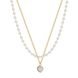 Summer Pearl Double Layer Love Necklace Girl – Jewelry Gift Ideas — 2