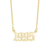18K Stainless Steel 1990- Year Necklace – Jewelry Gift Ideas — 10