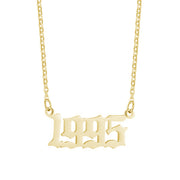18K Stainless Steel 1990- Year Necklace – Jewelry Gift Ideas — 10