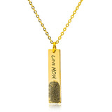 DIY Fingerprint Laser Engraving Long Necklace – Jewelry Gift Ideas — 4