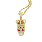 Fashion Crown Skull Pendant Men's Necklace – Jewelry Gift Ideas — 3