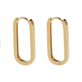 Geometric Earrings Trendy Sterling Silver 14k Gold – Useful Gifts — 4