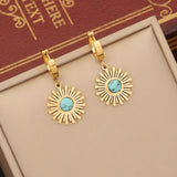 Turquoise Stainless Steel Necklace Simple – Jewelry Gift Ideas — 6