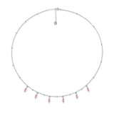 Women's Sterling Silver Zircon Necklace – Jewelry Gift Ideas — 4