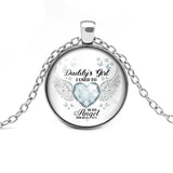 12 Colors Birthstone Angel Wings Necklace Daddy's – Jewelry Gift Ideas — 12