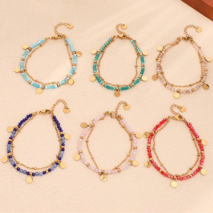 French Color Handmade Exquisite Small Round Slice – Jewelry Gift Ideas — 1