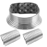 African Tribal Collar Bracelet Set Exaggerated – Jewelry Gift Ideas — 2