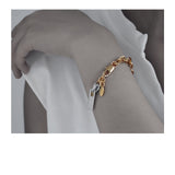 Fashionable Niche Texture Zipper Design Gold – Jewelry Gift Ideas — 2