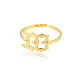 Stainless Steel Angel Number Ring Adjustable – Stylish Gifts — 2