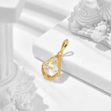 Rose Face Gold Hair Crystal Pendant – Jewelry Gift Ideas — 2