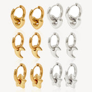 XINGX Earrings Stainless Steel Glossy Earrings – Practical Gifts — 1