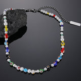 Original Colorful Handmade Beaded Daisy Necklace – Jewelry Gift Ideas — 3