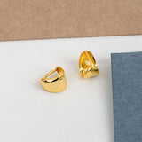 Metal Frosty Irregular Vintage Triangle Earrings – Meaningful Gifts — 5