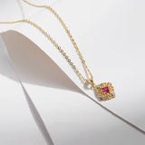 S925 Sterling Silver Retro Diamonds Necklace – Jewelry Gift Ideas — 2