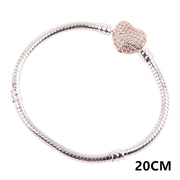 Alloy diamond pendant zircon snake bone chain – Jewelry Gift Ideas — 12