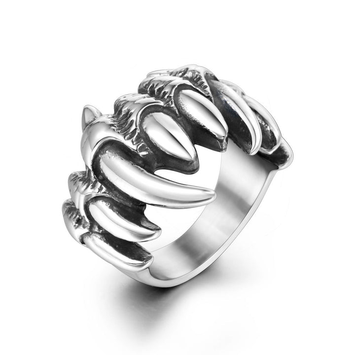 Vintage Titanium Steel Skull Personality Ring – Special Occasion Gifts — 1