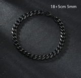 Stainless Steel Six Side Grinding Cuban Bracelet – Jewelry Gift Ideas — 5