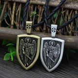 Saint Michael Archangel Pendant Necklace – Jewelry Gift Ideas — 1