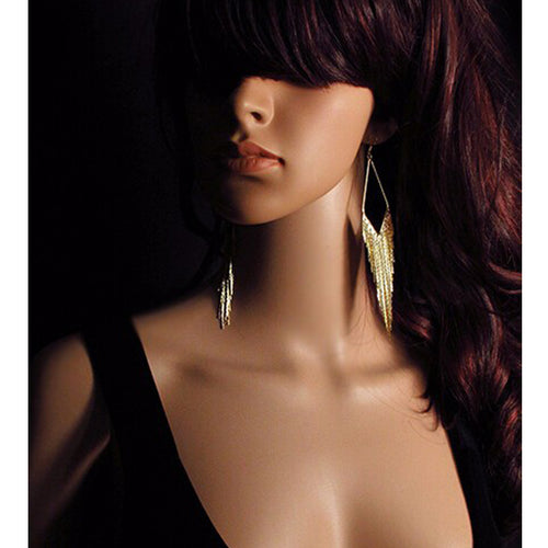 Bohemian Ethnic Diamond Tassel Earrings – Holiday Gift Ideas — 2