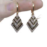 Luxury Zebra Stripe Diamond Earrings – Everyday Gifts — 6