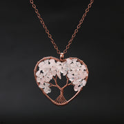 Natural Stone Colorful Tree Root Necklace – Jewelry Gift Ideas — 19