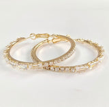 Simple Gold Ladies Zircon Earrings European – Small Gift Ideas — 9