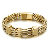 Titanium Steel Men's Bracelet Double-layer – Jewelry Gift Ideas — 6