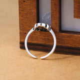 Vintage lotus ring Thai silver ring for lady – Practical Gifts — 4