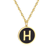 Golden English alphabet pendant – Jewelry Gift Ideas — 4