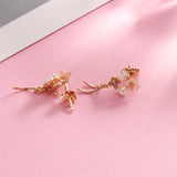 Sterling Silver Gold Plated Tassel Earrings – Everyday Gifts — 3