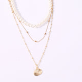 Pearl Chain Layered Necklace for Women Retro – Jewelry Gift Ideas — 3